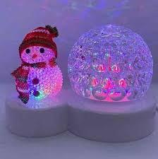 Купить оптом Дискошар ночник со снеговиком LED Christmas Light в Украине