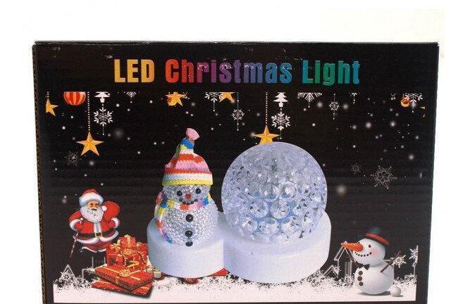 Купить оптом Дискошар ночник со снеговиком LED Christmas Light в Украине, изображение 3