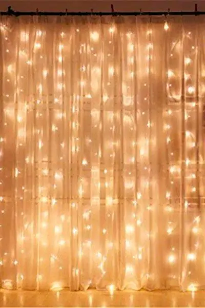 Купити оптом Купити Гірлянда 200 LED теплий білий водоспад 2х2 м (від мережі) оптом - ціна 320 грн в Україні 