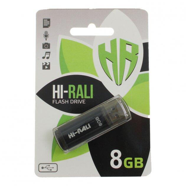 Купить оптом Флешка USB 8GB Hi-Rali Stark черный в Украине