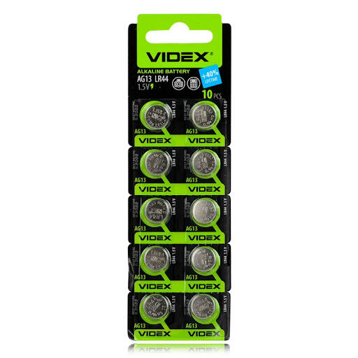 Купить оптом Батарейка для часов Videx AG13/LR44 10шт/блистер (Цена указана за 10шт)