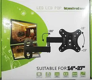 Купити оптом Купити Кронштейн для телевізора поворотний 14-27 дюйм. DF03/X100/101W оптом - ціна 187 грн в Україні 