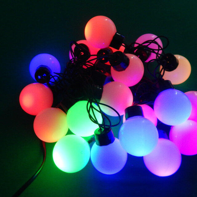 Купить оптом Гирлянда 20 LED Большие шары Мультицветная (от сети)