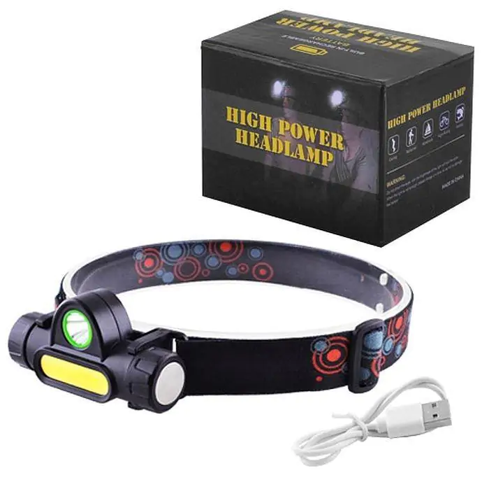 Купити оптом Купити Налобный фонарь магнитный с microUSB 8101 (XPE+COB) оптом - ціна 65 грн в Україні , зображення 2