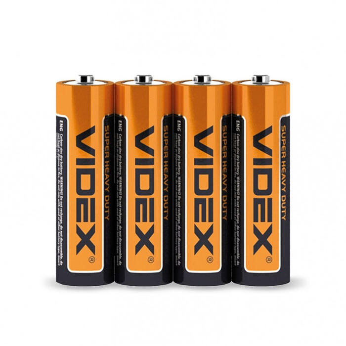 Купить оптом Батарейка солевая Videx R6P/AA 4шт/пленка (Цена указана за 4шт) [15] в Украине