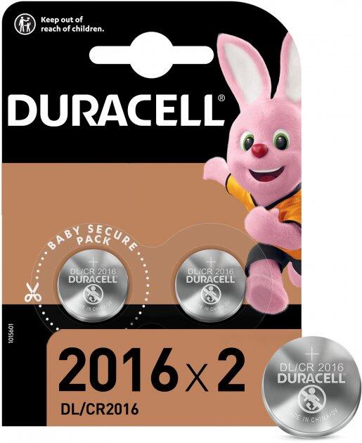 Купить оптом Батарейка литиевая DURACELL CR2016 2шт/блистер (Цена указана за 2шт) Оригинал