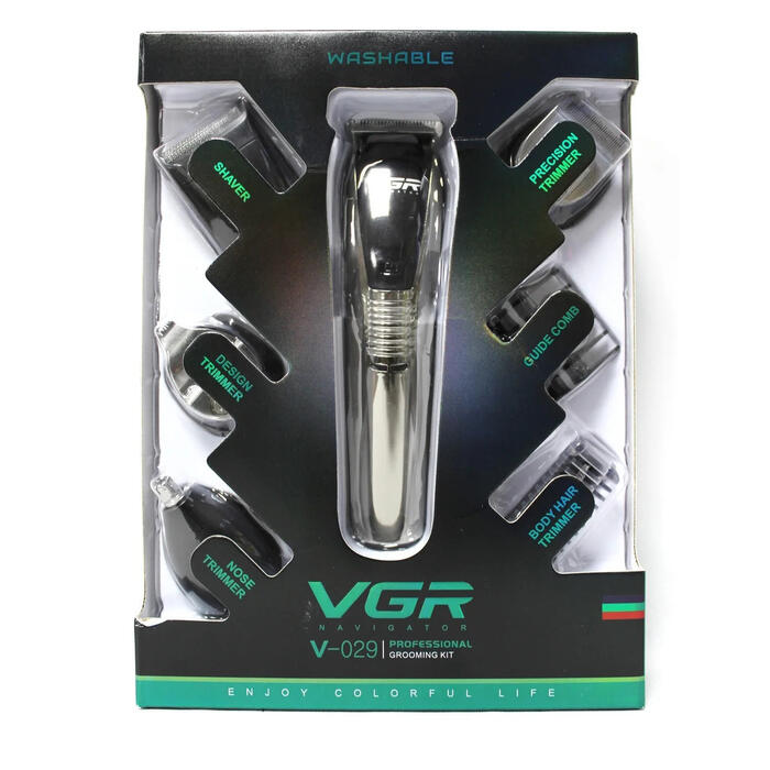 Купить оптом Машинка для стрижки волос VGR V-029 (6 в 1)