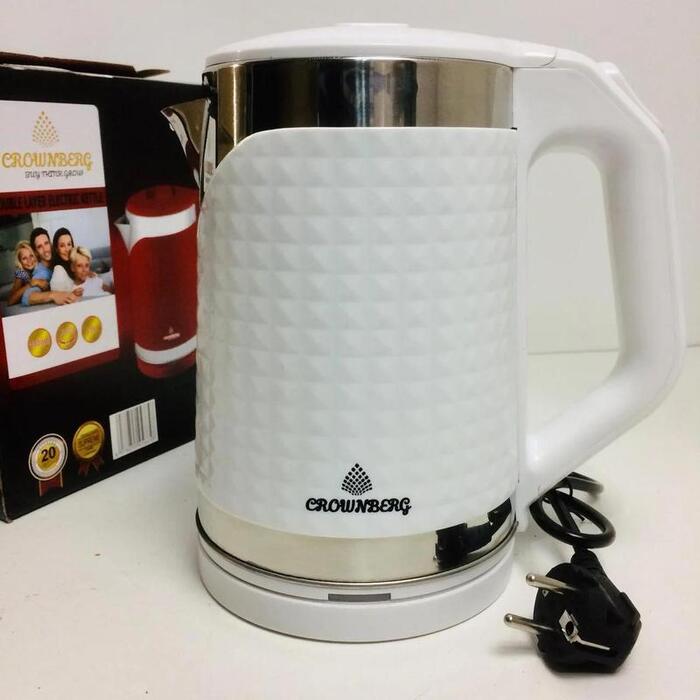 Купить оптом Дисковый электро чайник (2 литра) CB-2844C Белый