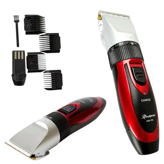 Купити оптом Купити Машинка для стрижки волосся акумуляторна GEMEI GM-550 (кераміка) оптом - ціна 422 грн в Україні , зображення 2