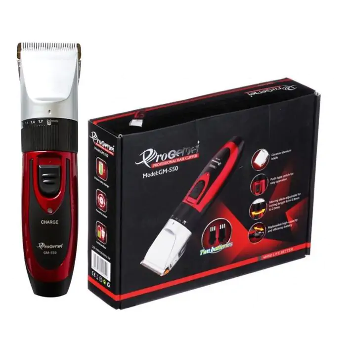 Купити оптом Купити Машинка для стрижки волосся акумуляторна GEMEI GM-550 (кераміка) оптом - ціна 422 грн в Україні , зображення 3
