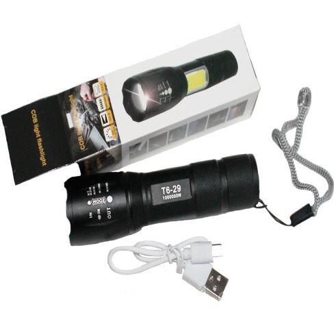 Купить оптом Фонарик ручной фонарь с microUSB BL-29 (XML T6) в Украине, изображение 2