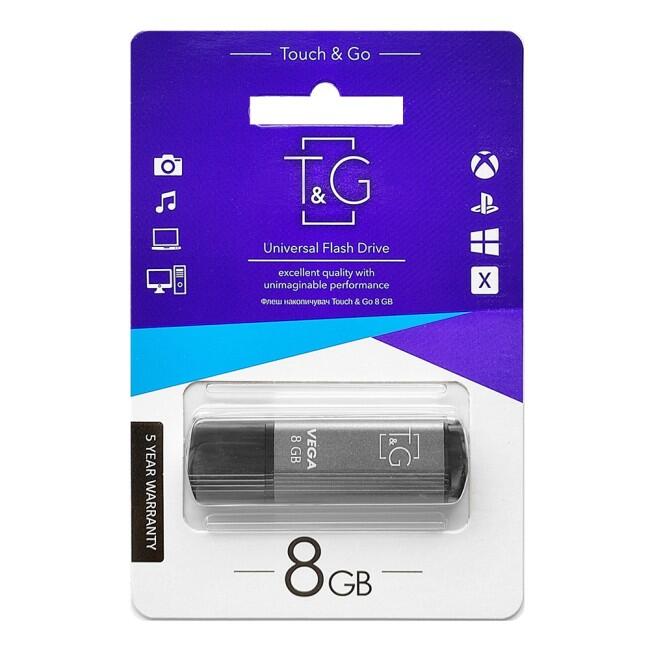 Купить оптом Флешка USB 8GB Hi-Rali Vega серый