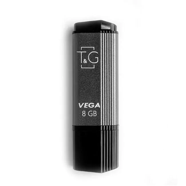 Купити оптом Купити Флешка USB 8GB T&G 121 Vega сірий оптом - ціна 109 грн в Україні , зображення 2
