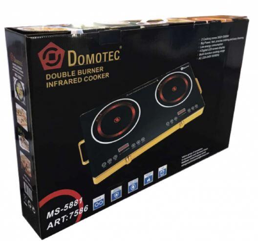 Купить оптом Электро плита настольная инфракрасная DOMOTEC MS-5881 (2 конфорки) в Украине
