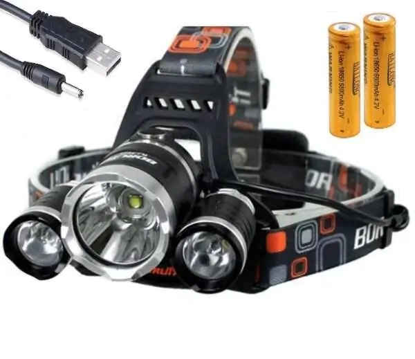 Купить оптом Налобный фонарь RJ-3000 (XML-T6) в Украине 