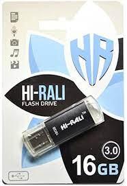 Купить оптом Флешка USB 16GB Hi-Rali Rocket черный в Украине