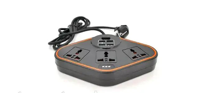 Купить оптом Сетевой фильтр 3x220V + 4xUSB BKL-07 в Украине 