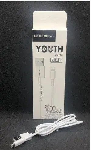 Купить оптом Шнур Lighting LEGEND PRO LD30 iPhone5 1м в Украине , изображение 2