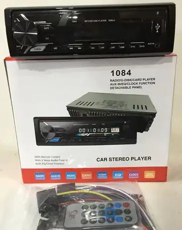 Купити оптом Купити Автомагнітола 1 DIN 1084 (знімна панель) оптом - ціна 651 грн в Україні 