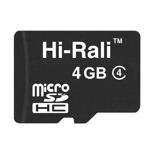 Купити оптом Купити Карта пам'яті microSDHC Hi-Rali 4GB class 4 (без адаптера) оптом - ціна 66 грн в Україні , зображення 2