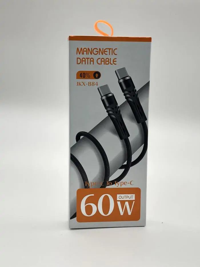 Купити оптом Купити Шнур Type-C на Type-C JKX-B84 60W оптом - ціна 69 грн в Україні , зображення 2