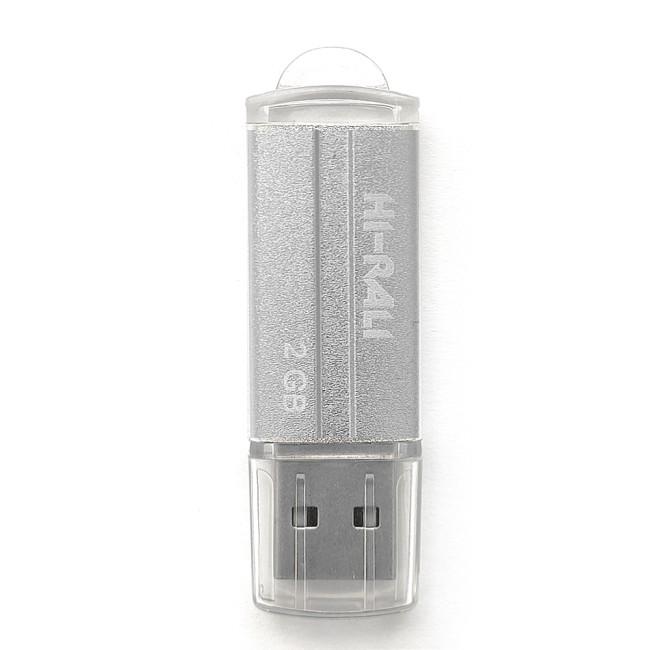 Купить оптом Флешка USB 2GB Hi-Rali Corsair серебро