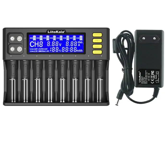 Купити оптом Купити Зарядний на 8 акумуляторів LiitoKala Lii-S8 (універсальний) оптом - ціна 1209 грн в Україні , зображення 2