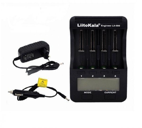 Купить оптом Зарядное на 4 аккумулятора LiitoKala Lii-500 (универсальное)