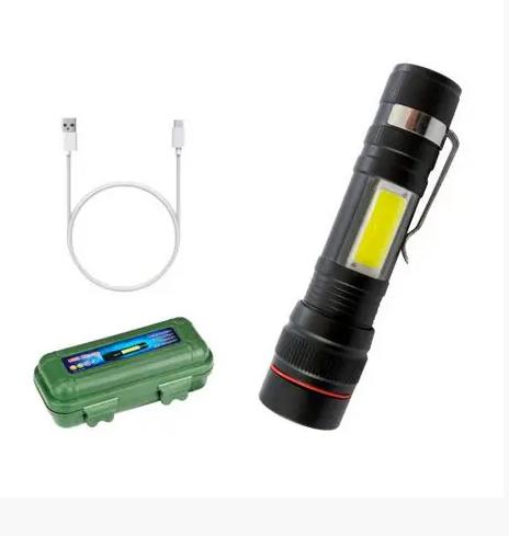 Купить оптом Светодиодный ручной фонарь BL-520 (XPE + COB) (пластиковый кейс) в Украине