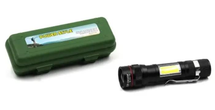 Купить оптом Светодиодный ручной фонарь BL-520 (XPE + COB) (пластиковый кейс) в Украине, изображение 3