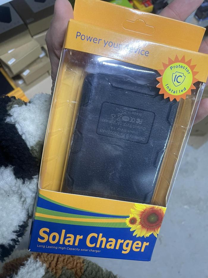 Купить оптом Внешний аккумулятор повербанк + солнечная панель 20000mAh (1245) в Украине, изображение 2