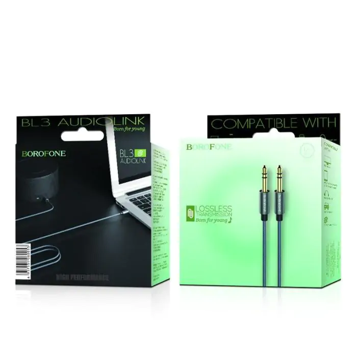 Купить оптом Аудио-кабель BOROFONE BL3 (1 м) в Украине , изображение 3