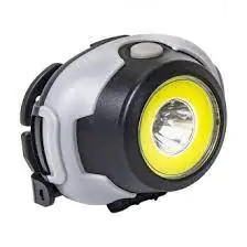 Купить оптом Фонарь налобный 1802 LED+COB (на батарейках AAA) в Украине , изображение 2