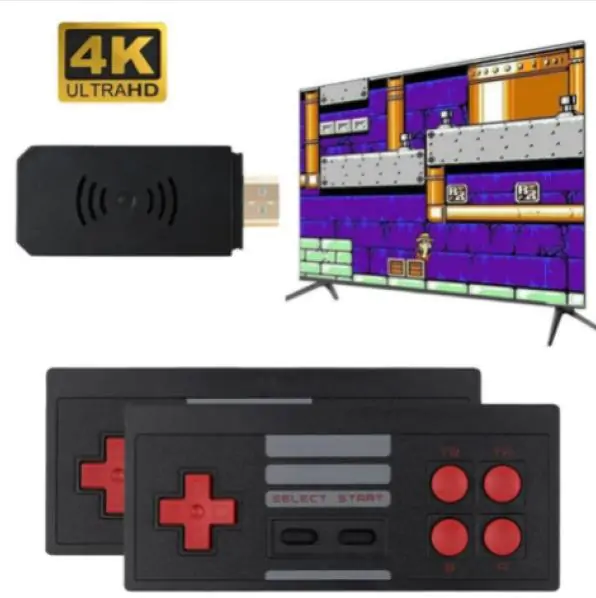 Купити оптом Купити Ігрова приставка GAME D600 з бездротовими джойстиками оптом - ціна 562 грн в Україні 