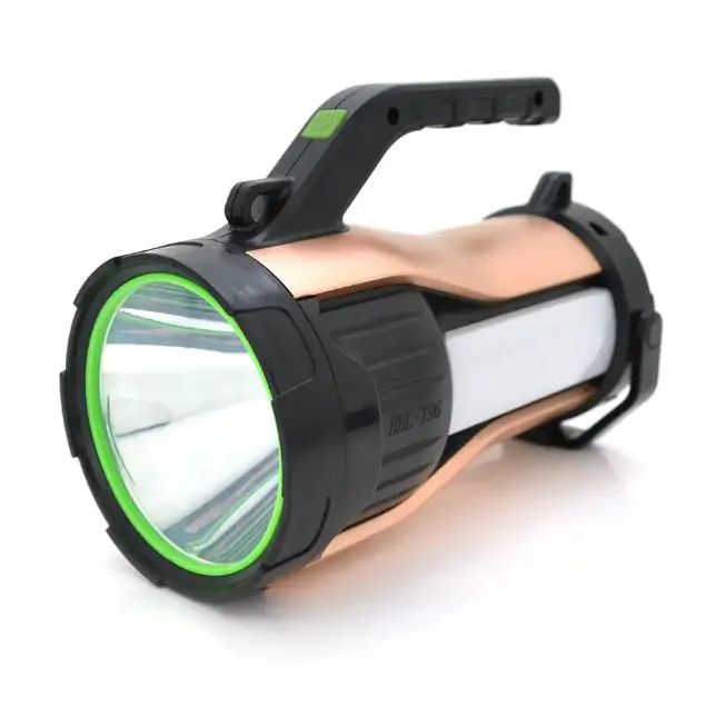 Купить оптом Кемпинговый фонарь с microUSB и встроенный акб T96-LED+COB+RED (повербанк + солнечная панель) в Украине 