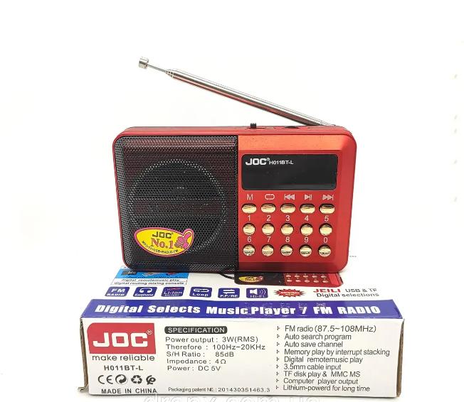 Купить оптом Радиоприемник JOC H011BT-L (на аккумуляторе 1х14500) в Украине, изображение 2