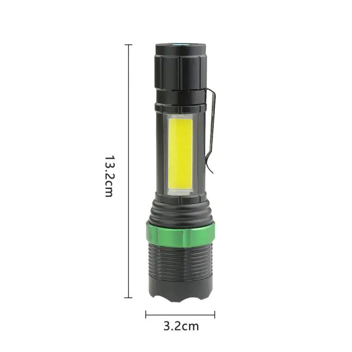 Купити оптом Купити Ручний ліхтар із microUSB BL-659 (XPE+COB) оптом - ціна 161 грн в Україні 