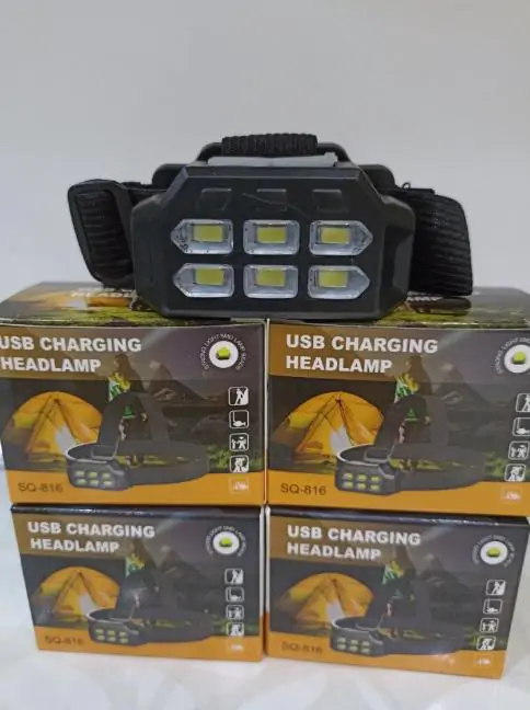 Купити оптом Купити Налобний ліхтар із microUSB SQ-816 (4LED) оптом - ціна 63 грн в Україні , зображення 2