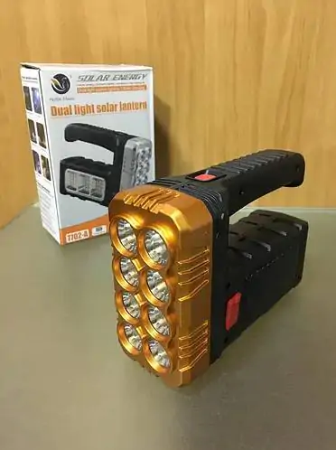 Купить оптом Ручной кемпинговый фонарь 7702-B (2LED+COB) в Украине 