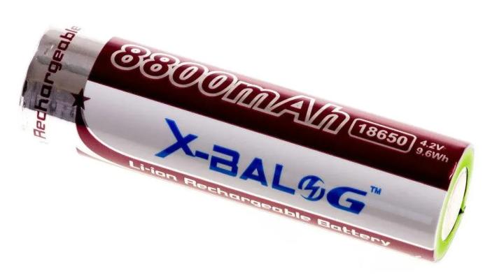 Купить оптом Аккумулятор 18650 для фонарей X-BALOG 8800mAh (Copy) в Украине
