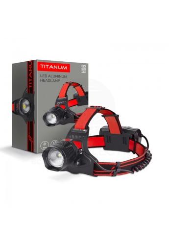 Купить оптом Налобный фонарь TITANIUM H06 P90 (2х18650)