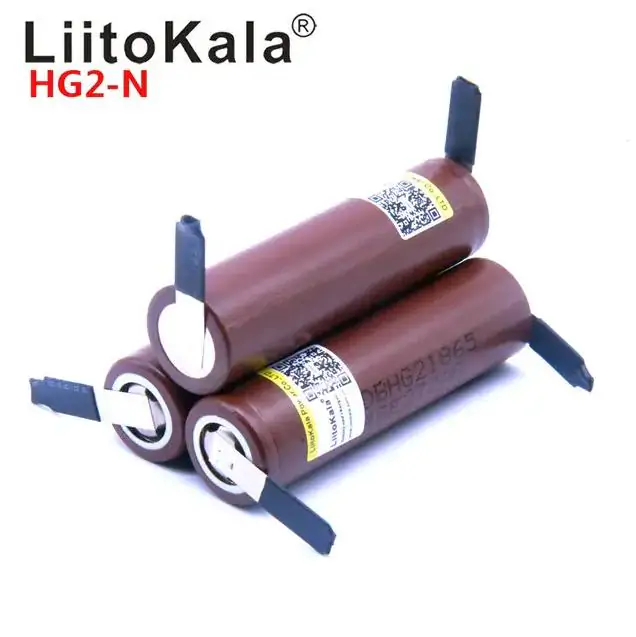 Купити оптом Купити Акумулятор високострумовий 18650 LitoKala HG2-N 3000mAh (під пайку) оптом - ціна 128 грн в Україні 