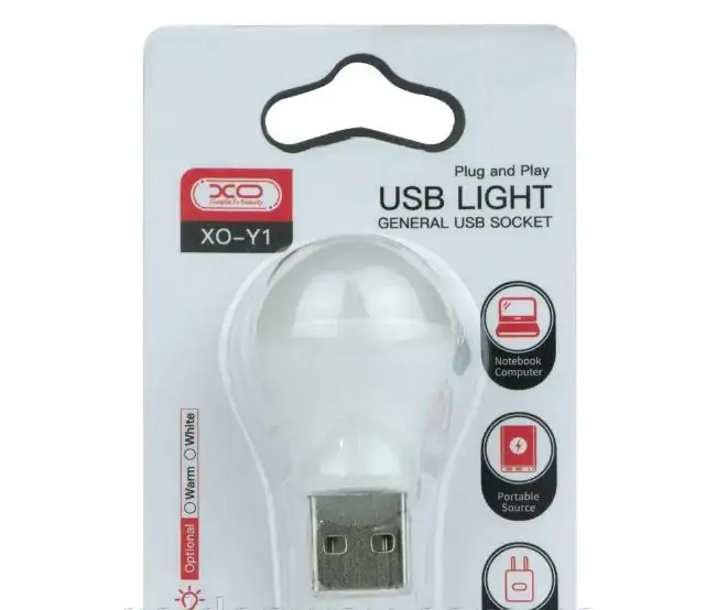 Купить оптом USB лампа светодиодная XO (работает от повербанка) в Украине , изображение 2