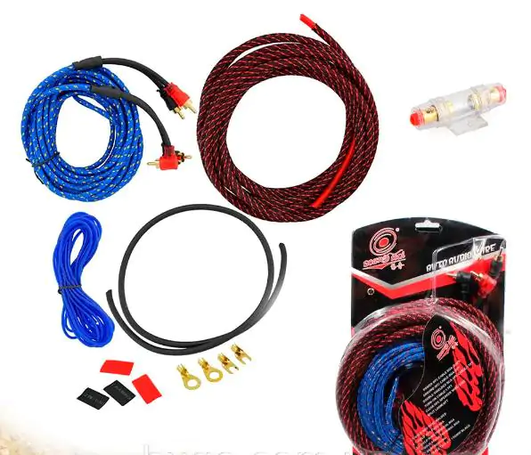 Купити оптом Купити Набір дротів для встановлення саббуфера 10GA+C011 оптом - ціна 433 грн в Україні 