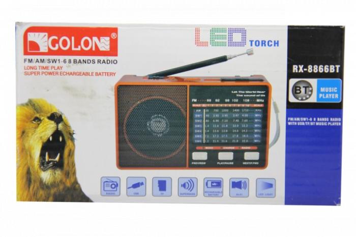 Купить оптом Радиоприемник с флешкой GOLON RX-8866 в Украине, изображение 2