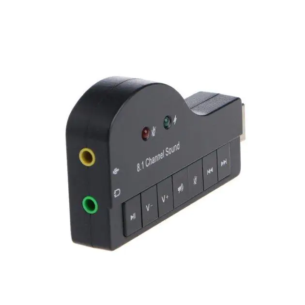 Купити оптом Купити Зовнішня звукова карта USB 8.1 оптом - ціна 151 грн в Україні 