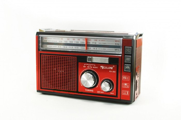 Купить оптом Радио портативное с блютуз радиоприемник GOLON 381 BT