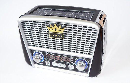 Купить оптом Приемник радио с флешкой GOLON RX-455S (солнечная панель)