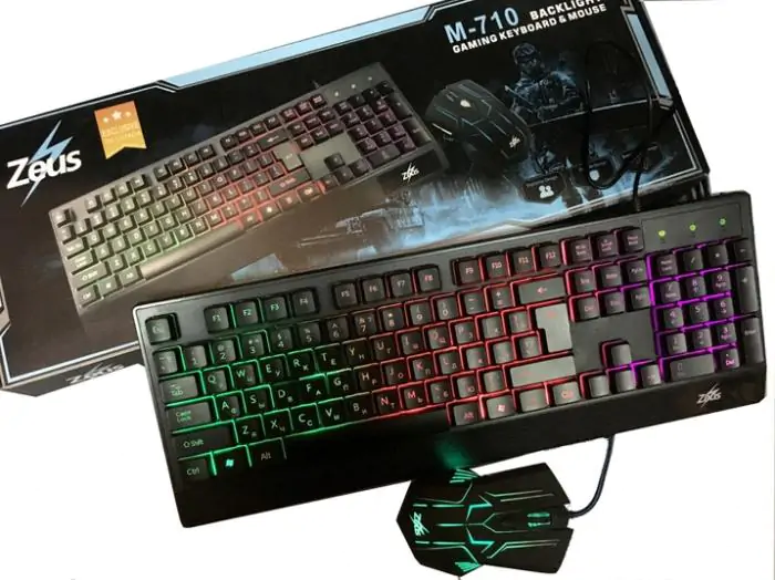 Купить оптом Клавиатура + мышка проводная компьютерная ZEUS M-710 в Украине , изображение 2