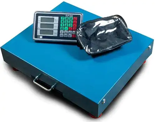 Купить оптом Торговые весы платформа с WIFI до 300кг NK-300 (42x52) (продажа по 2шт) в Украине 